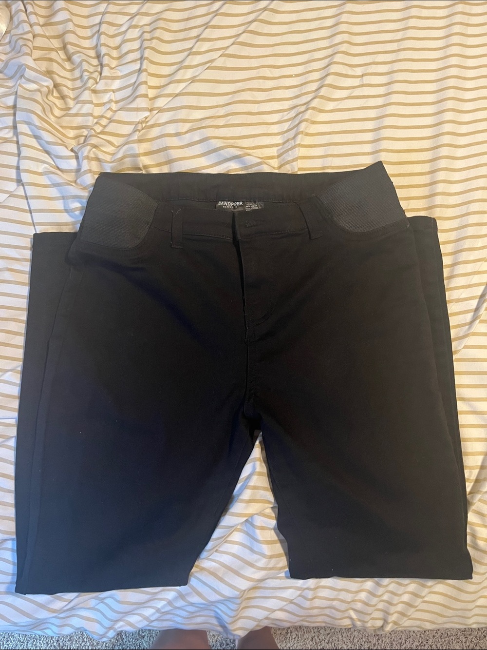 Sandpiper Maternity Ultimate Stretch Luxury Black Denim